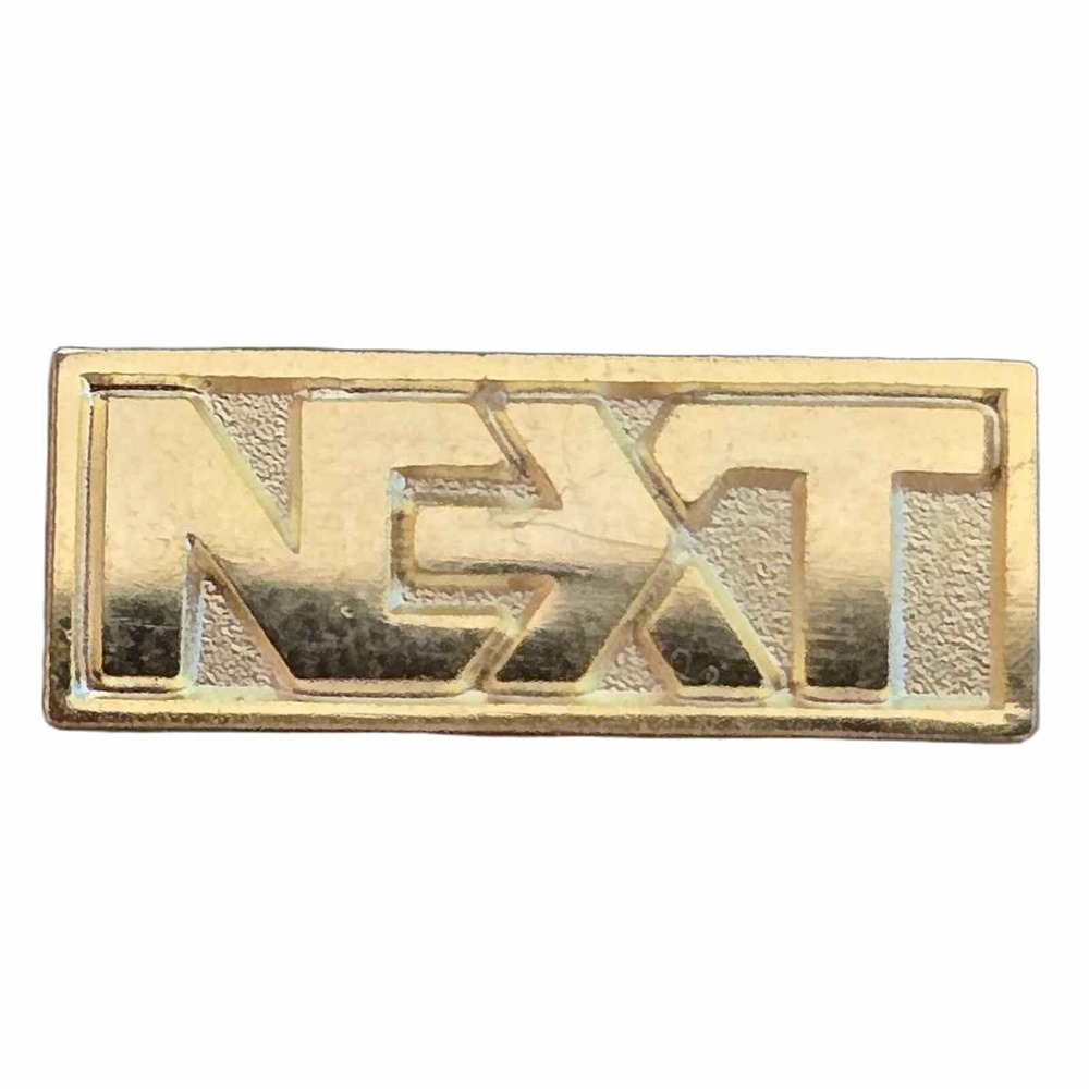 Vintage Next Gold Tone Metal Rectangular Lapel Vest Hat Pin J16